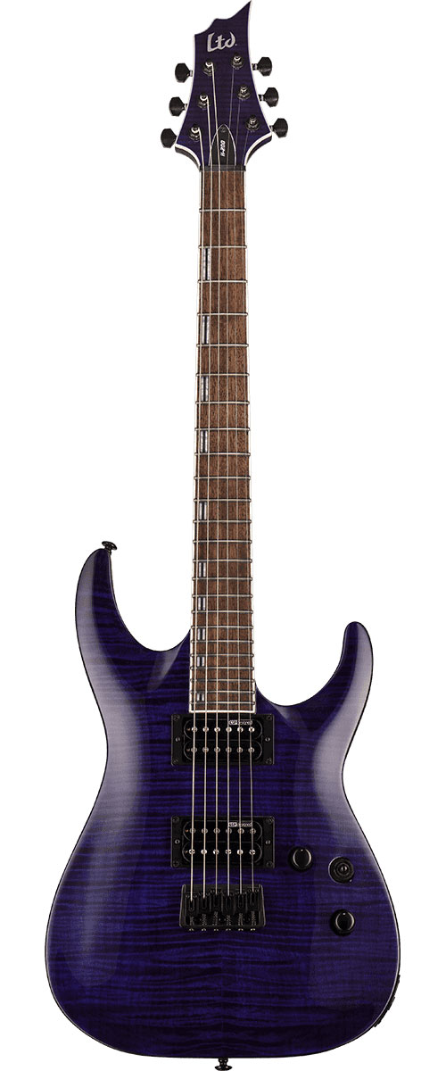 LTD GUITARS Ltd H-200-Fm-See Thru Purple