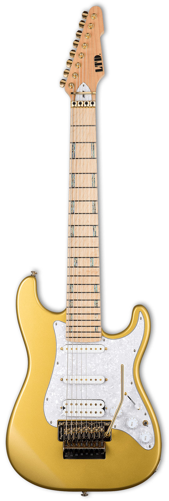 LTD GUITARS Jrv-8 Signature Javier Reyes Metallic Gold