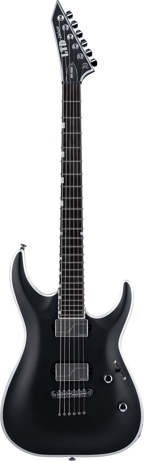 LTD GUITARS MH-1000 NT Bold Binding Black Satin