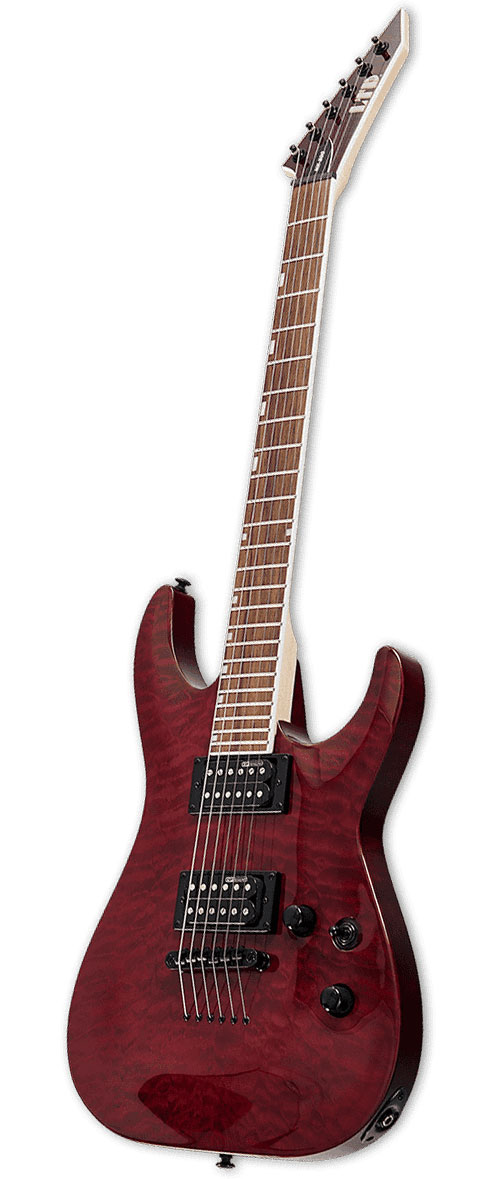 LTD GUITARS Mh Model 200 Dark Red Transparent