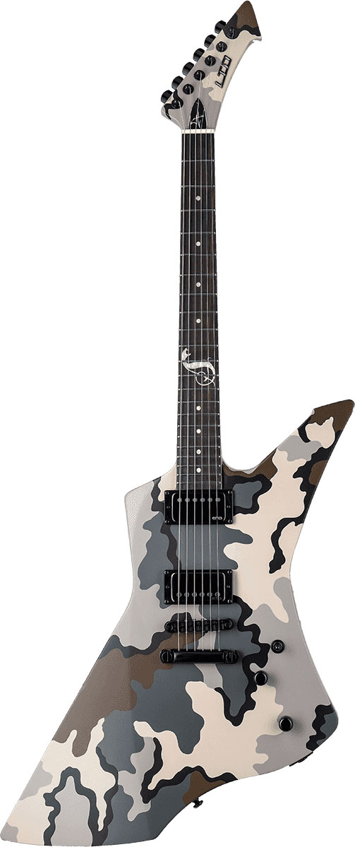 LTD GUITARS Ltd Signature James Hetfield Snakebyte Camo