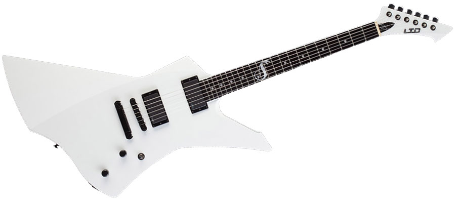 LTD GUITARS Snakebyte Signature James Hetfield Snow White