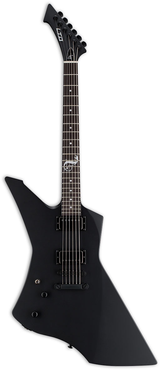 LTD GUITARS Snakebyte Signature James Hetfield Lh Black Satin