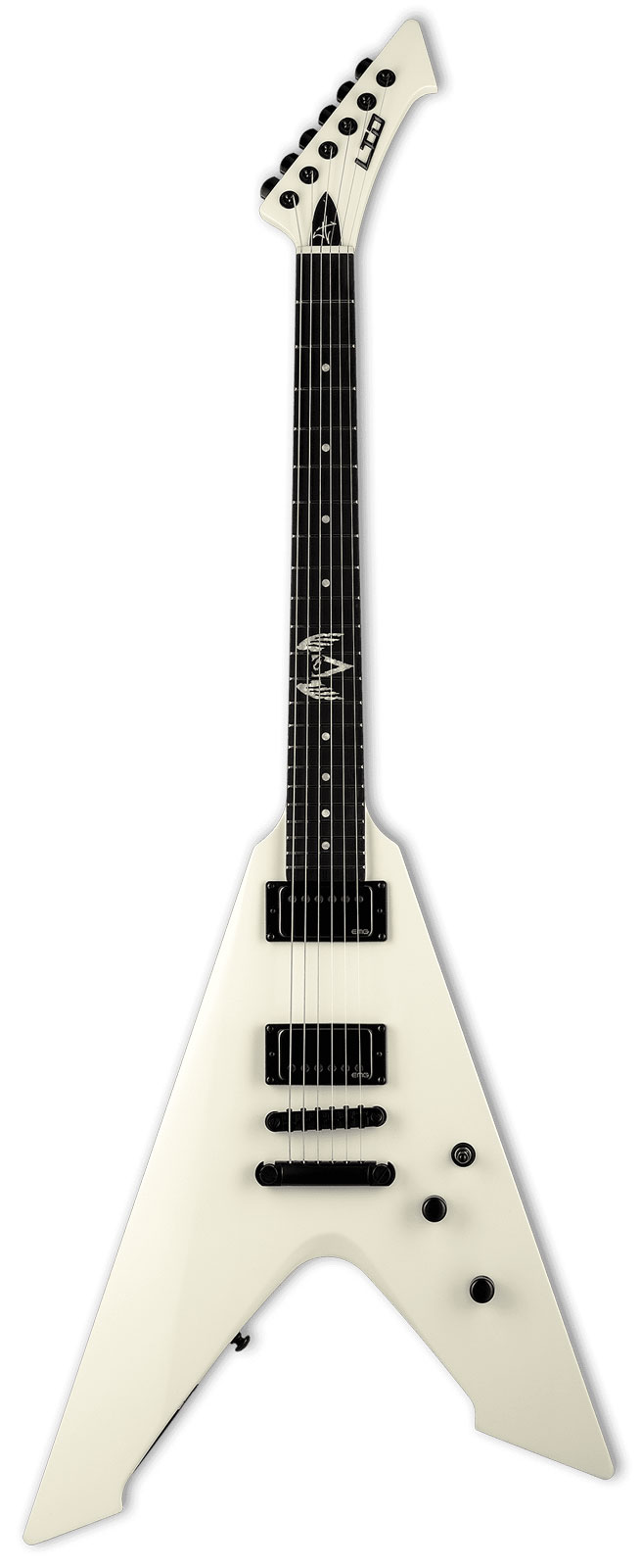 LTD GUITARS Signature James Hetfield Vulture Olympic White