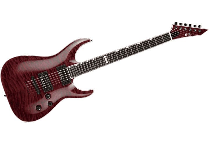 ESP E-II HORIZON NT-II SEE THRU BLACK CHERRY