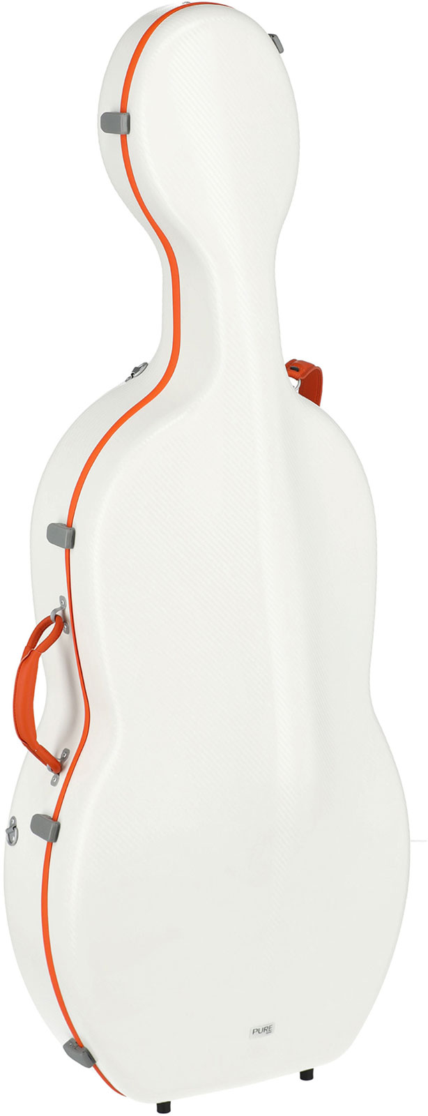 GEWA CELLO CASE POLYCARBONATE FUN 4/4 WHITE / ORANGE