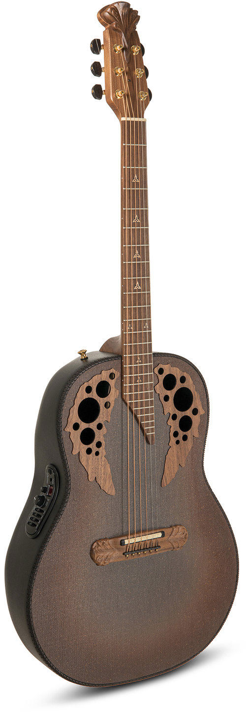 ADAMAS E-Acoustic Guitar 1687Gt Deep Non-Cutaway Reverse Brown Burst