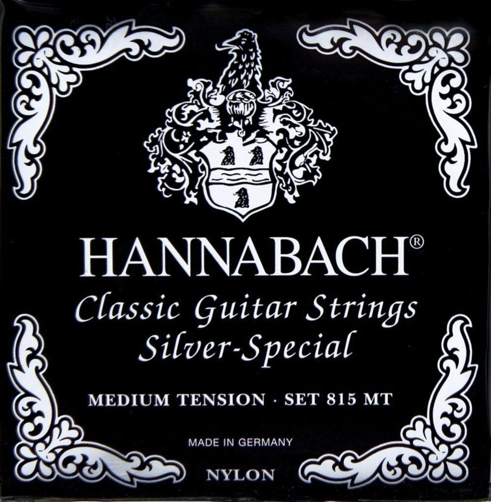 Hannabach Cordes Guitare Classique Serie 815 Medium Tension Silver Special Mi1