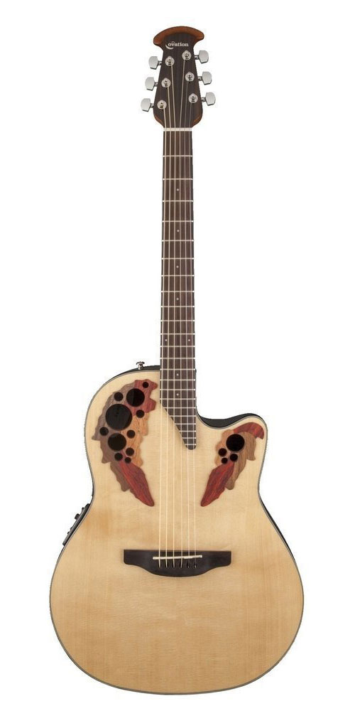 OVATION Chitarre Elettroacustiche Celebrity Elite Mid Cutaway Natural