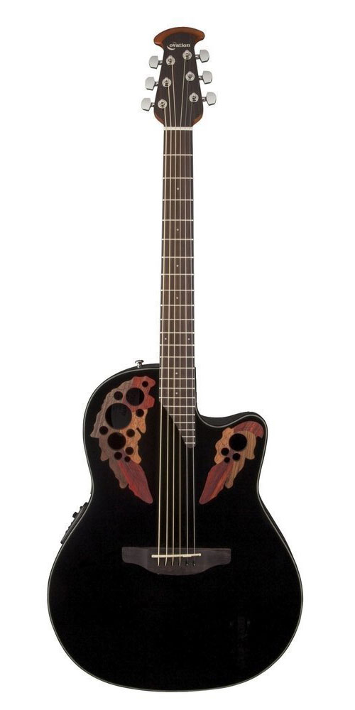 OVATION Celebrity Elite Mid Cutaway Black