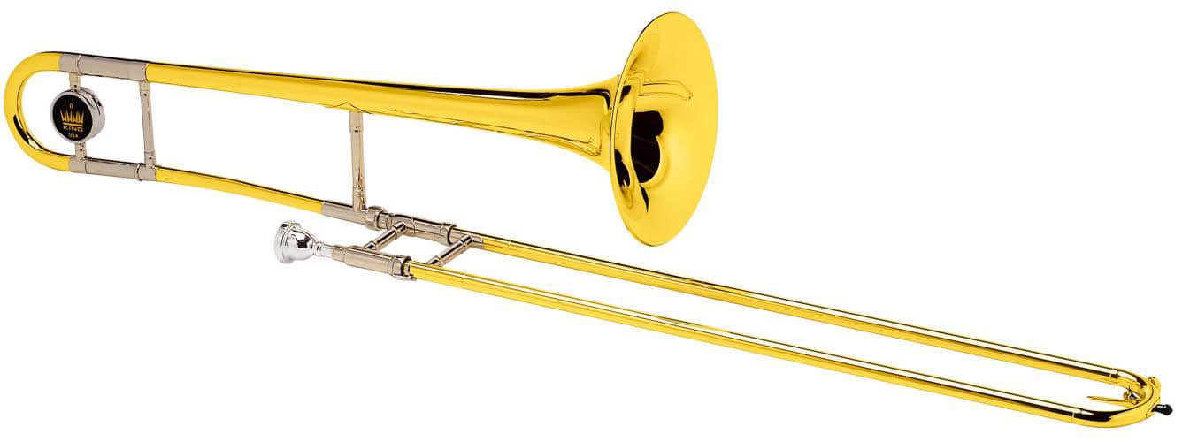 King Trombone Tenor Simple King 606 Diplomat Verni