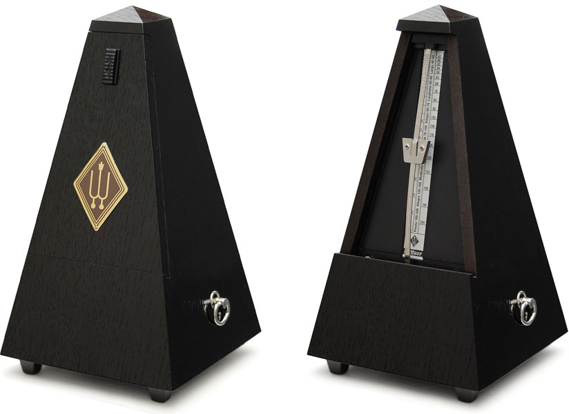 WITTNER METRONOME PYRAMIDAL OAK MATT BLACK 809