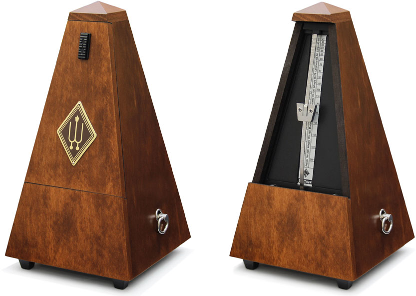 WITTNER METRONOME PYRAMIDAL WALNUT BROWN MATT WALNUT 813M