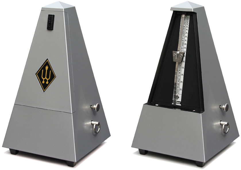 WITTNER METRONOME PYRAMIDAL LIGHT MATT SILVER 855202