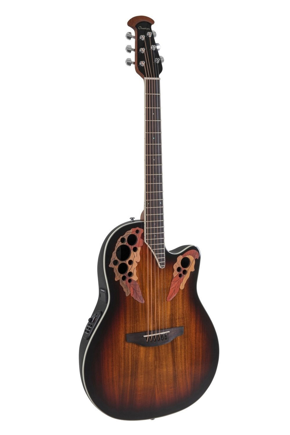 OVATION Celebrity Elite Plus Super Shallow Koa Burst