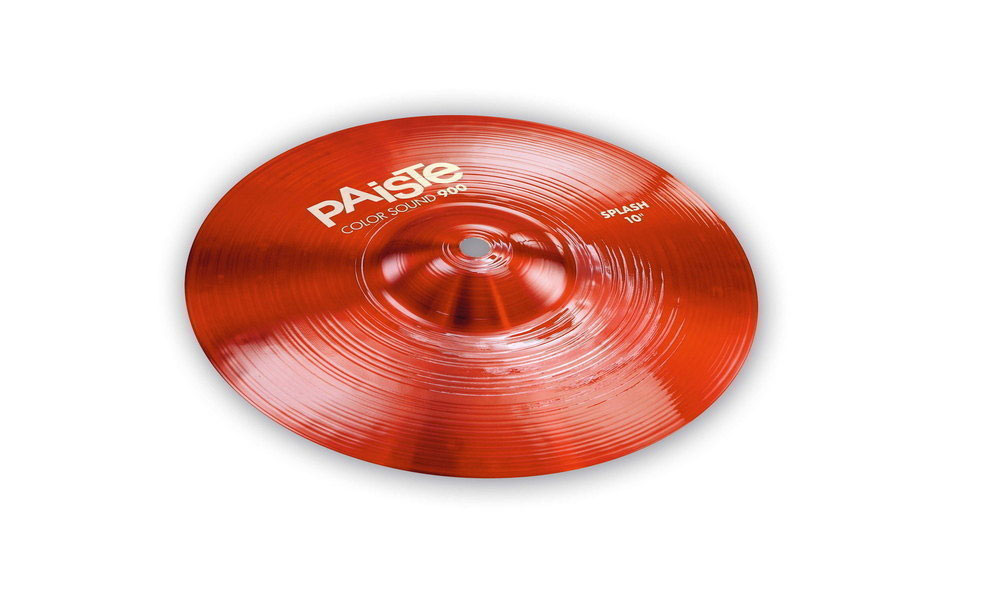 PAISTE Cymbales Splash 900 Serie Color Sound Red 10