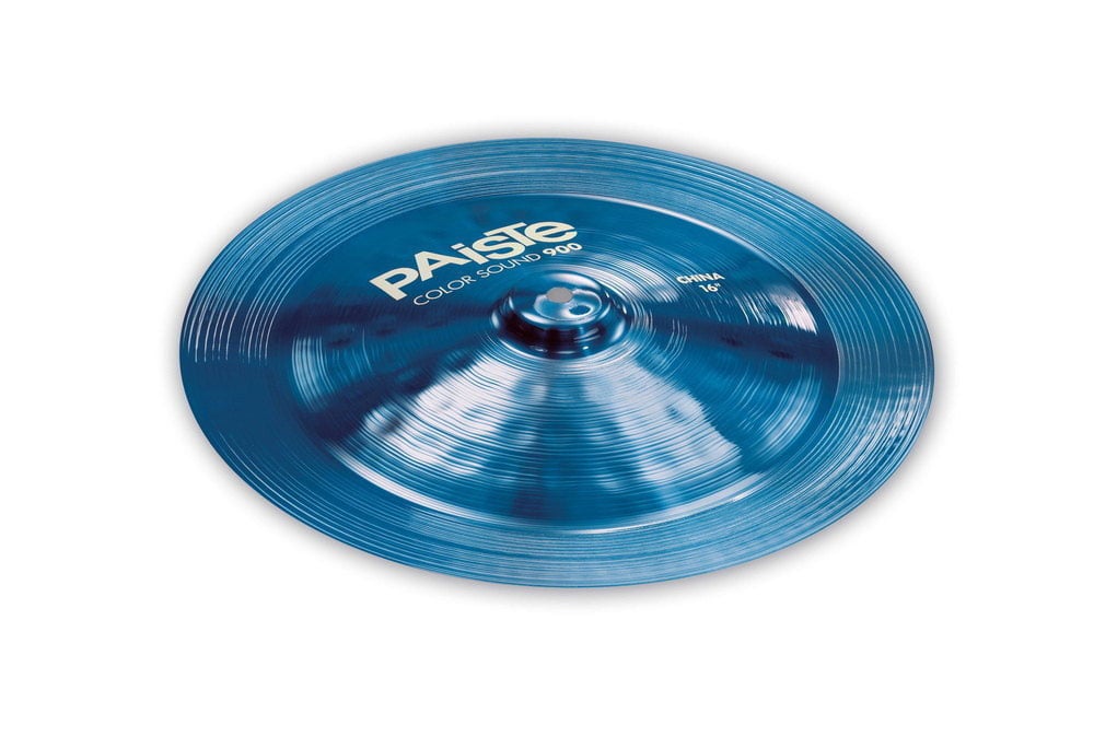 PAISTE CYMBALES CHINA 900 SERIE COLOR SOUND BLUE 16