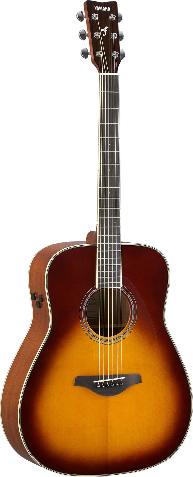 YAMAHA FG TRANSACOUSTIC BROWN SUNBURST