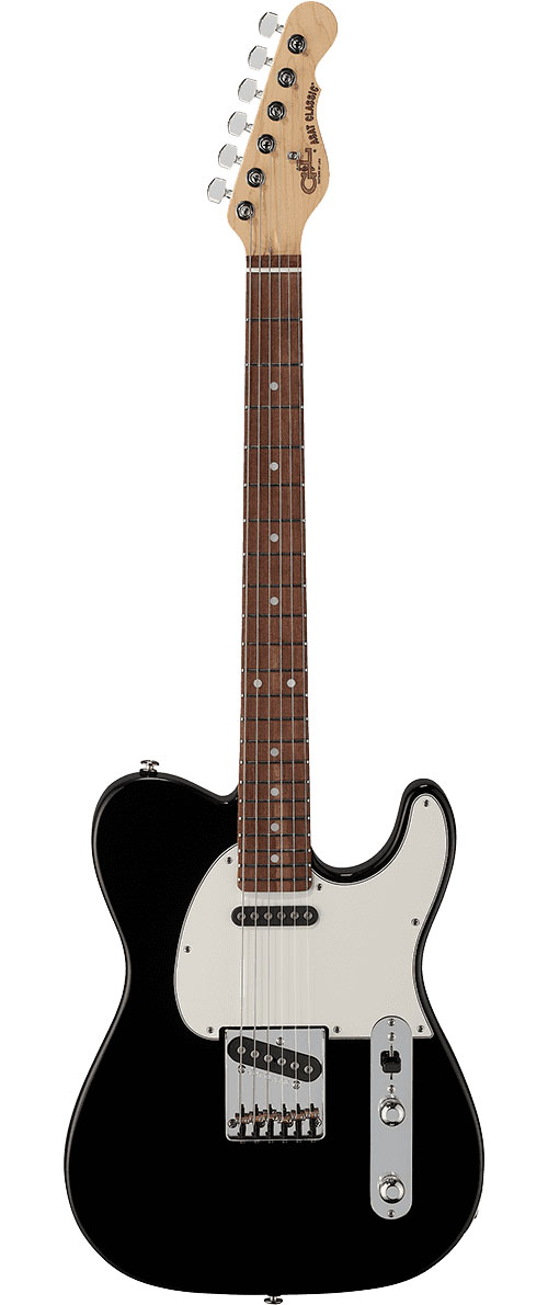 G&L Fullerton Deluxe Asat Classic Jet Black RW