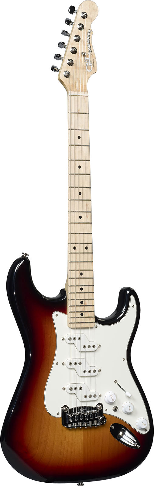 G&L Comanche 3-Tone Sunburst, Mn