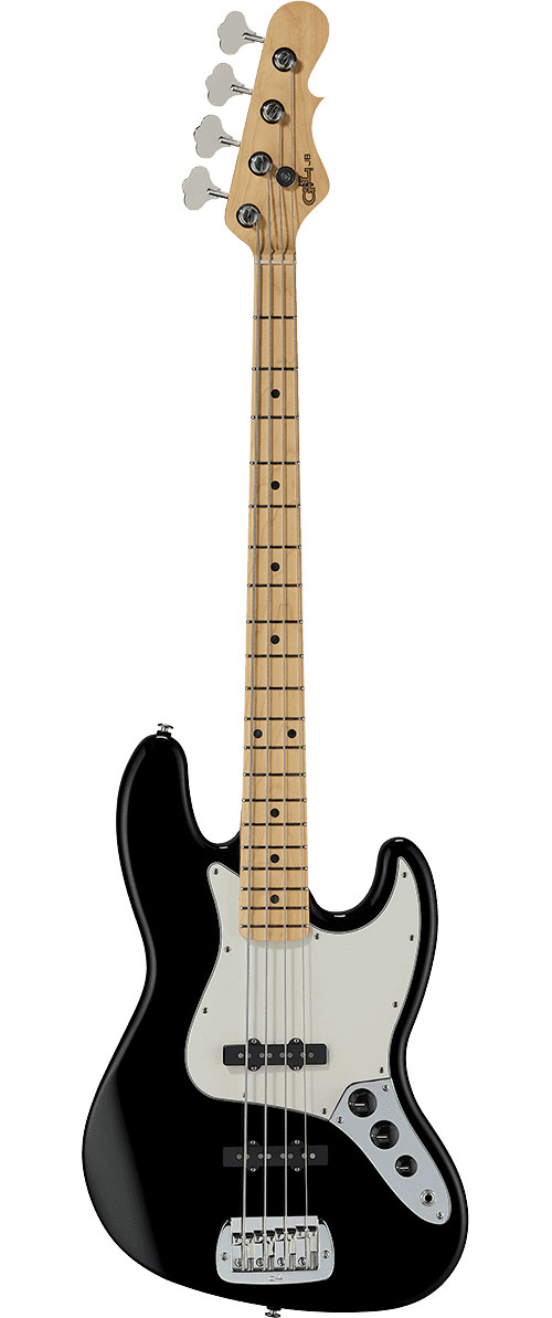 G&L Fullerton Deluxe Jazz Bass Black Mn - B Stock