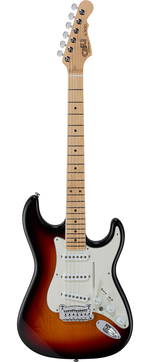 G&L Fullerton Deluxe S-500 3-tone Sunburst MN - Stock B
