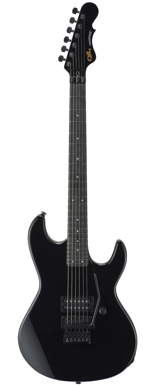 G&L Rampage 24 Fullerton Deluxe Ebo Jet Black - Stock B
