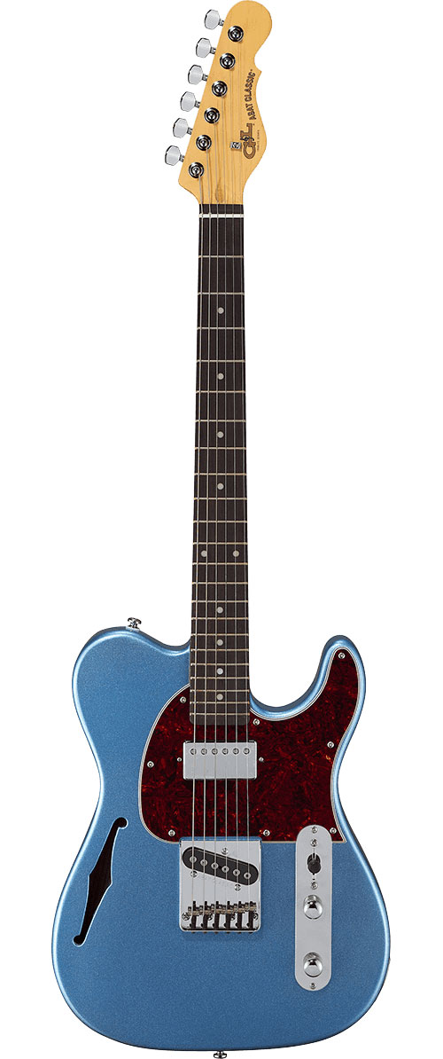 G&L Tribute Asat Classic Bluesboy Semi-Hollow Lake Placid Blue