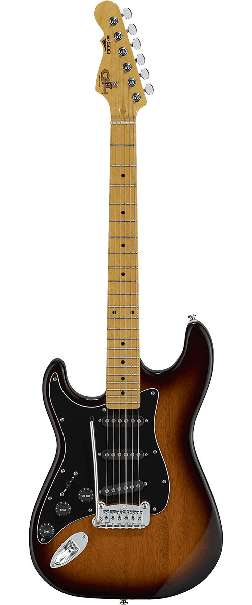 G&L Tribute S-500 Lh Tobacco Sunburst Mn