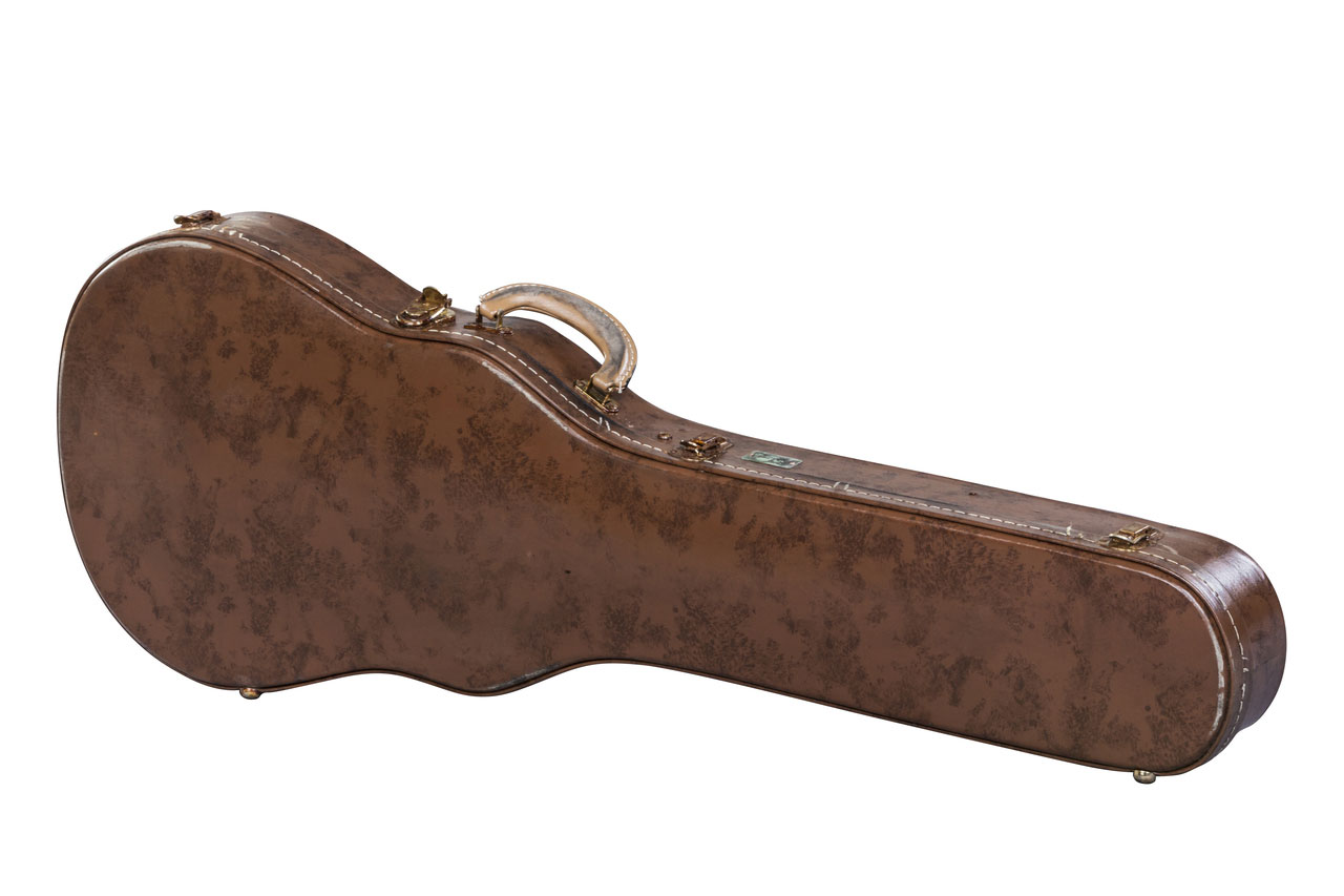 gibson les paul case brown
