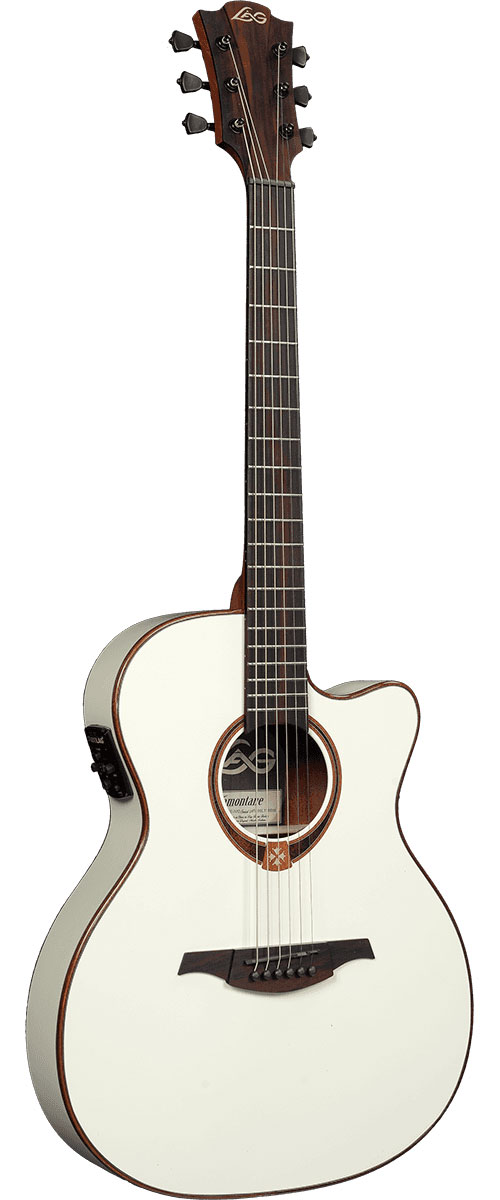 LâG Tramontane T118ASCE-Ivo Auditorium Slim Ctw Electro Ivory - Stock B