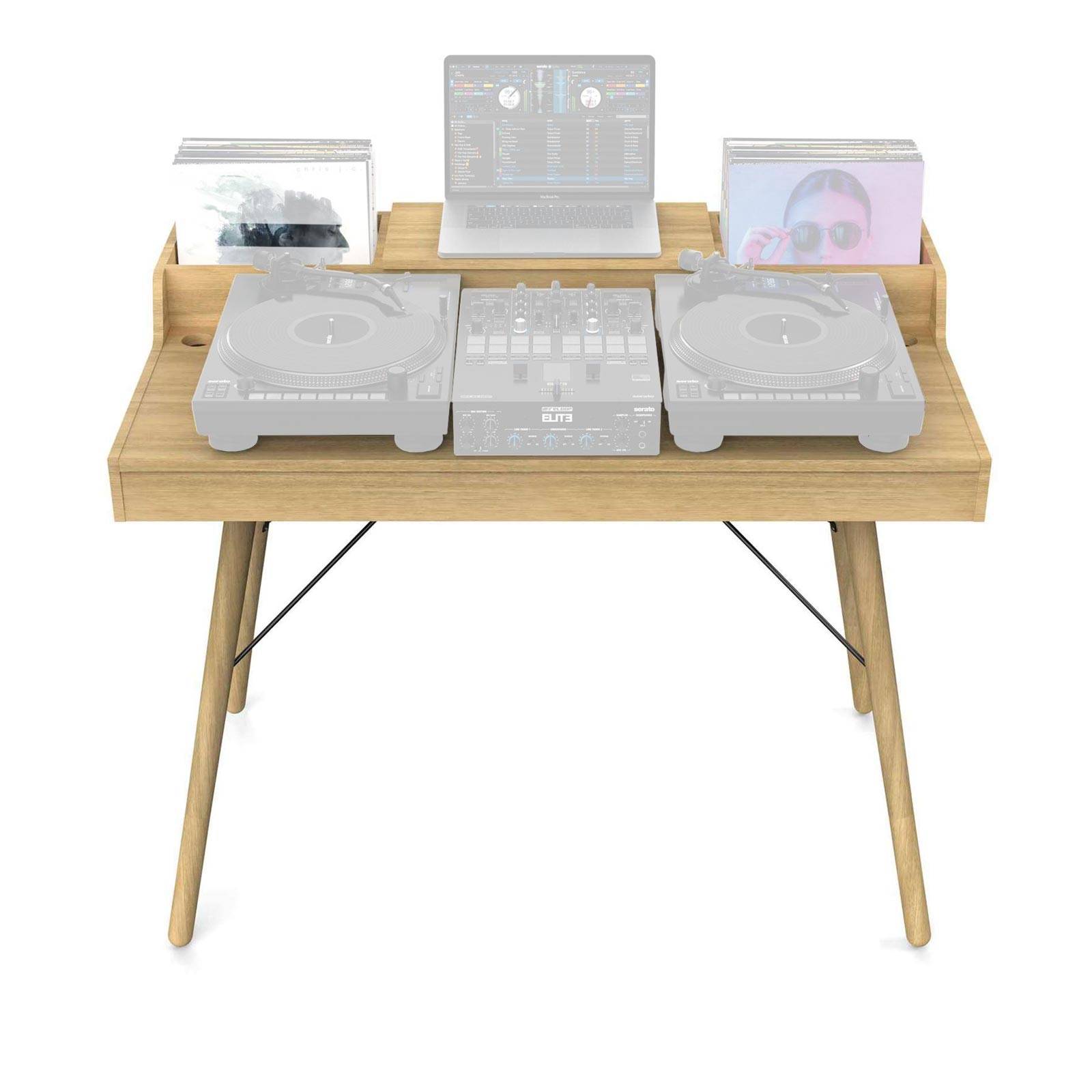 Glorious Dj Vintage Music Station Meuble Dj Et Studio Mobilier DJ