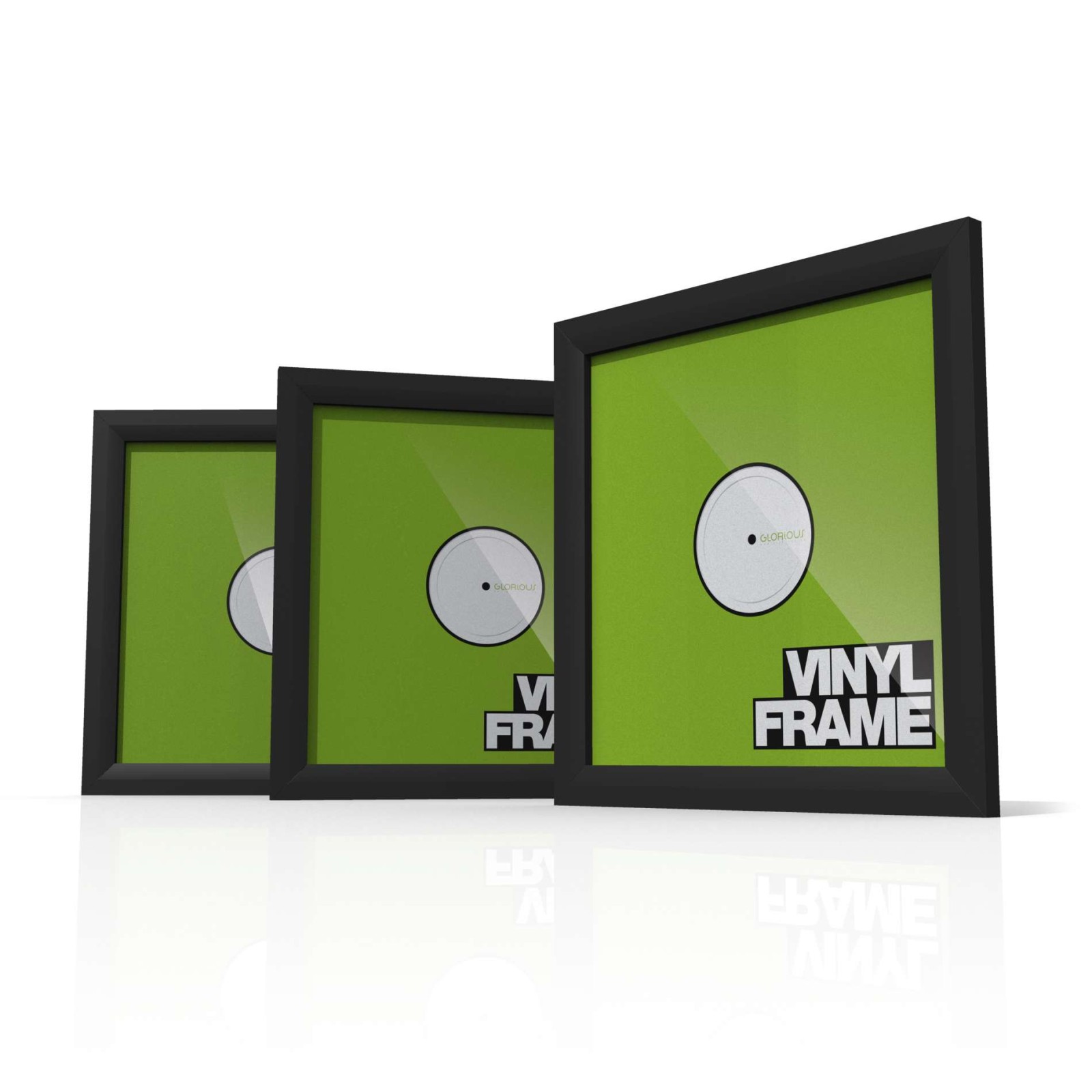 GLORIOUS DJ CONJUNTO DE MARCO DE VINILO 12 - NEGRO