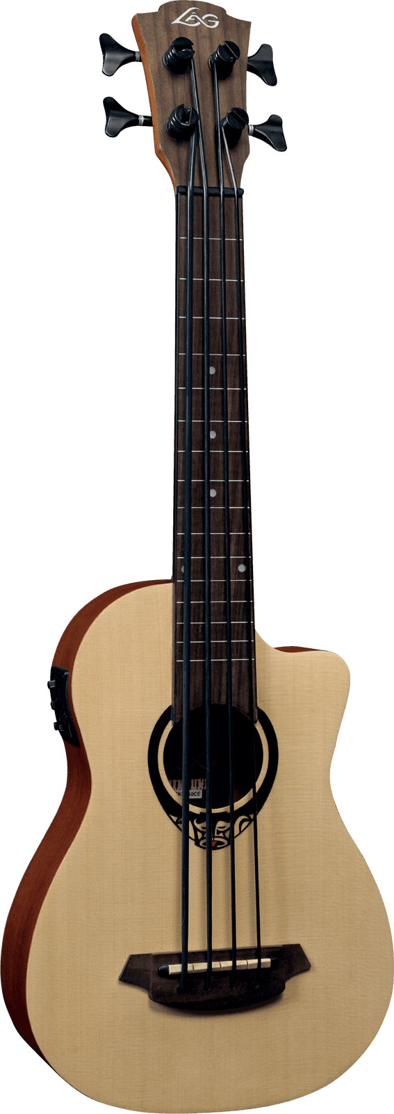 LâG Tiki Tkb150Ce Mini Basse-Ukulele Ctw
