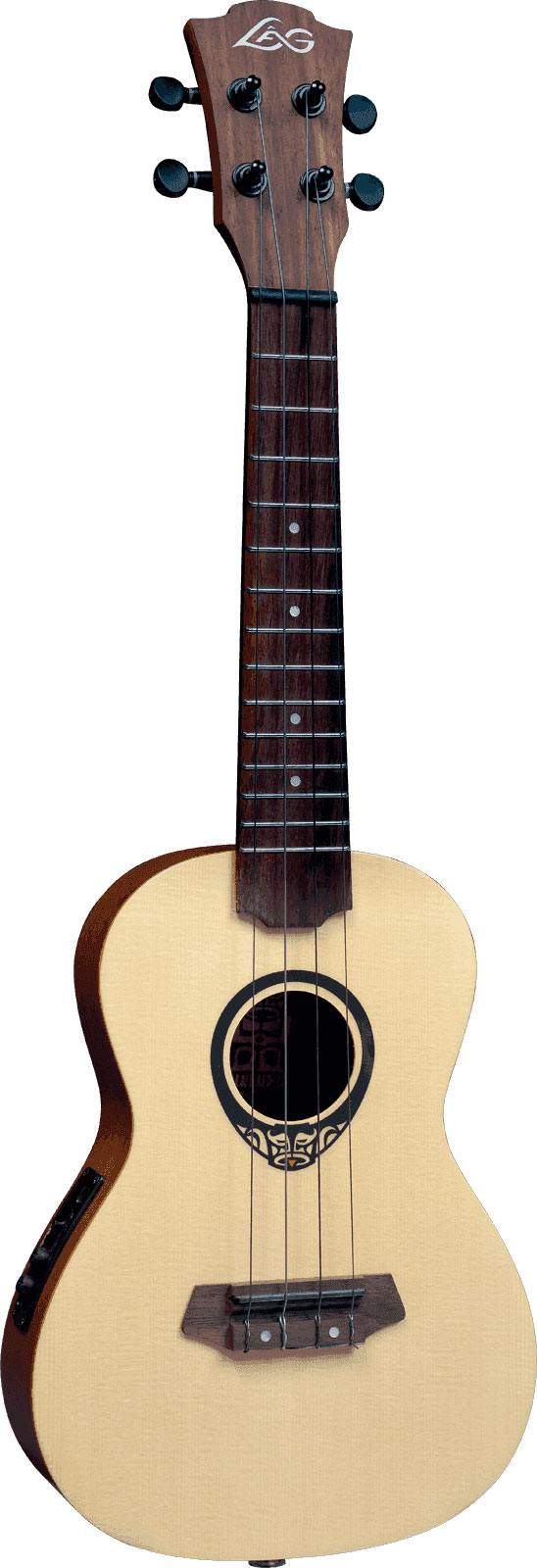LâG Tiki Tku150Ce Ukulele Concert Slim Arched Back