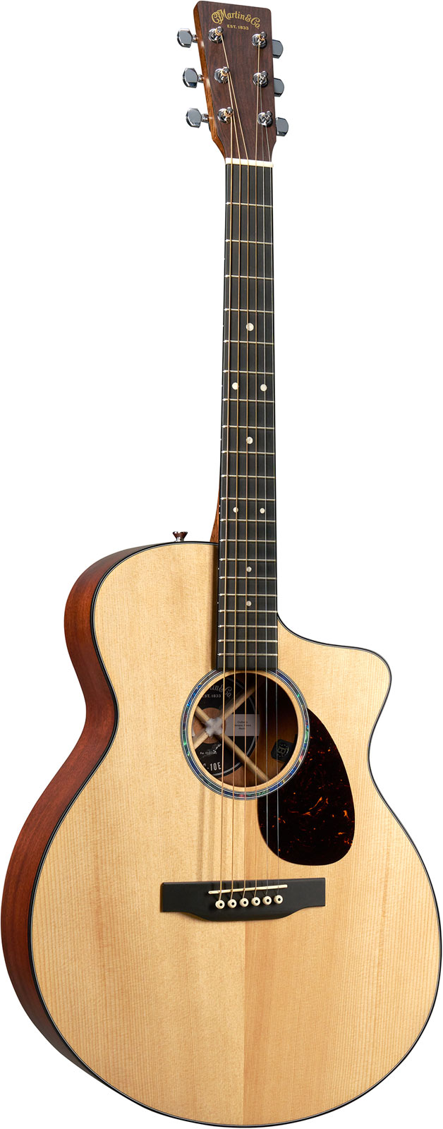 MARTIN GUITAR SC-10E Epicéa/Sapele