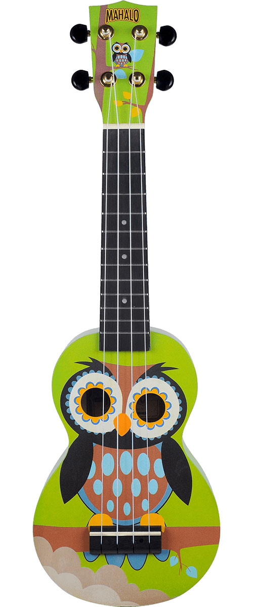 MAHALO Soprano Ukulele Owl