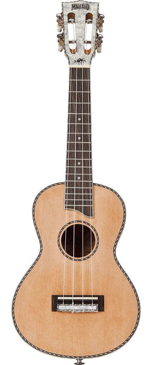 MAHALO Natural Concert Beaded Head + Cover