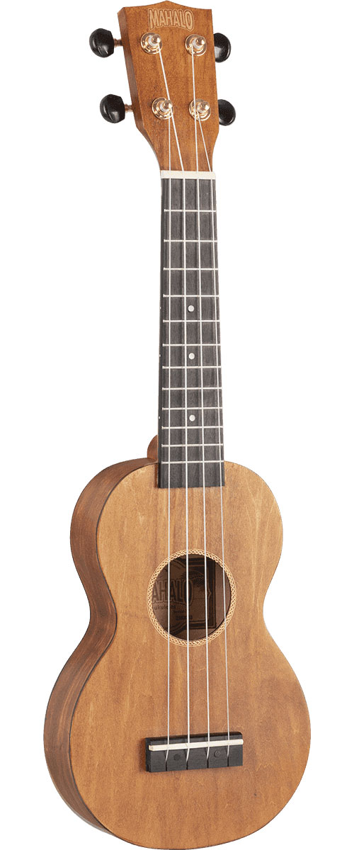 MAHALO Ukulélé Soprano Slim Naturel Satin + Housse