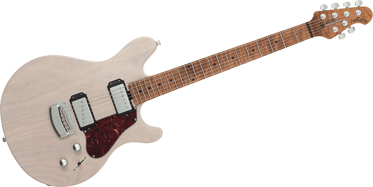 Music Man Valentine Signature Trans Buttermilk + Etui