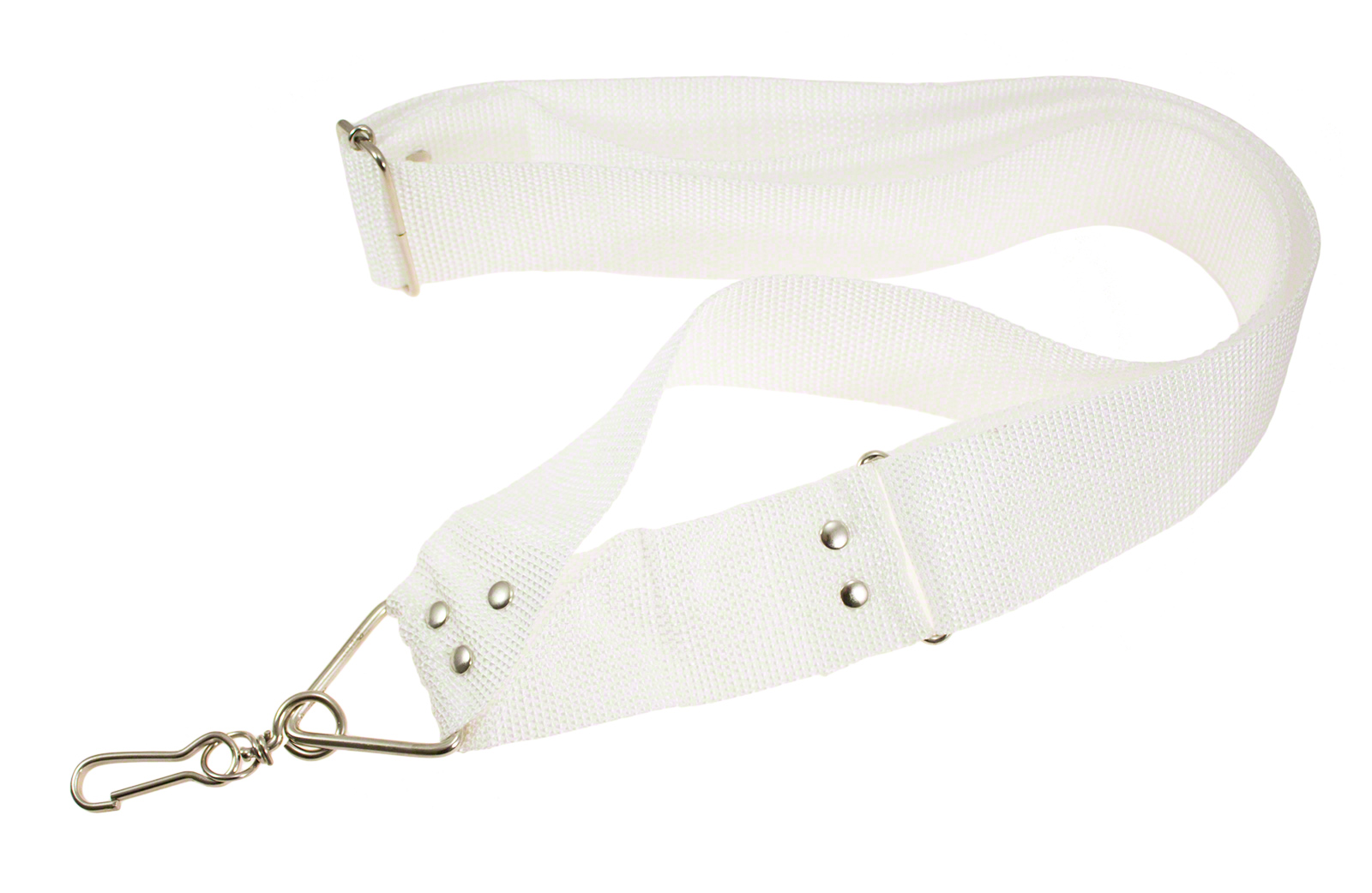 GOPE PERCUSSION STRNY1-wh - Sangle Epaule 1 Crochet - Blanc