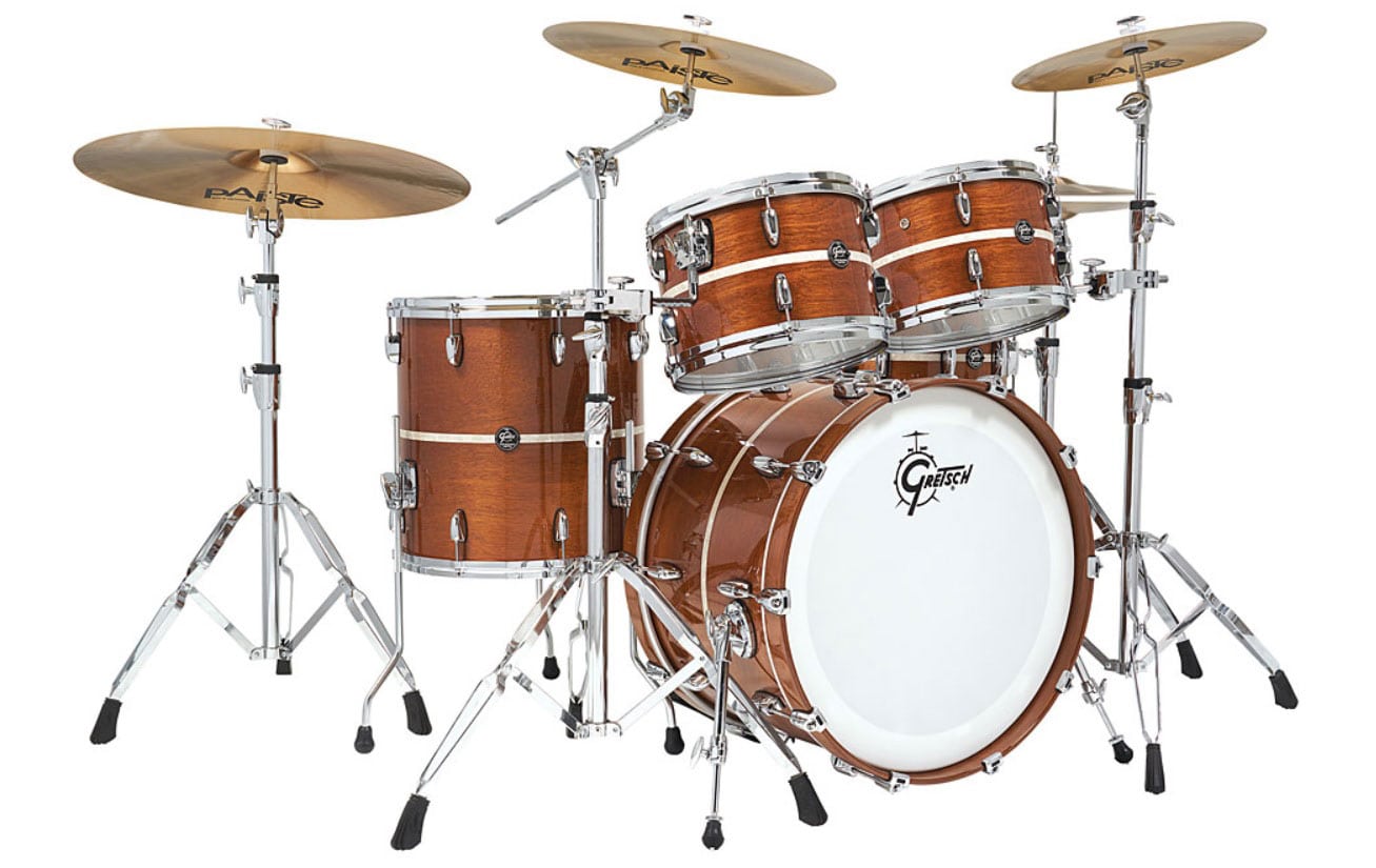 GRETSCH DRUMS RENOWN MAPLE STAGE 22/10/12/16 MAHOGANY 140TH ANNIVERSARY