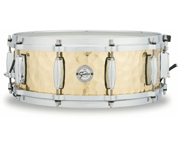 GRETSCH DRUMS Silver Series 14X5 Hammered Brass (laiton Martele)