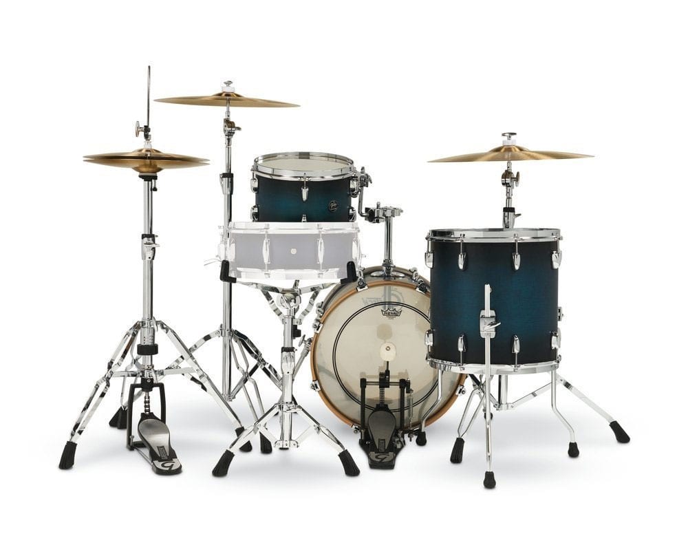 GRETSCH DRUMS RENOWN MAPLE JAZETTE 18 SATIN ANTIQUE BLUE BURST