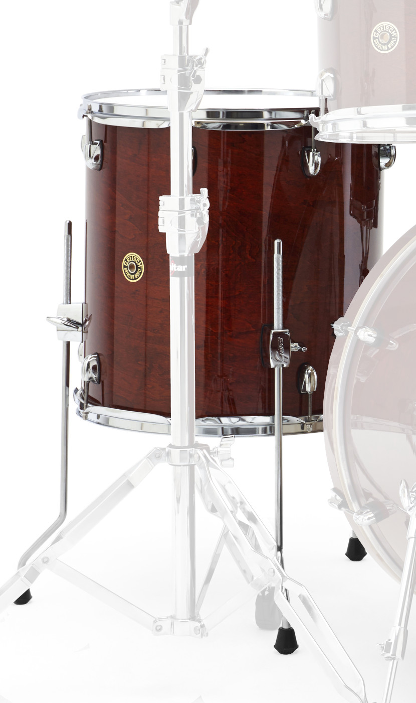 GRETSCH DRUMS Tom Basse Catalina Maple 14X14 Walnut Glaze
