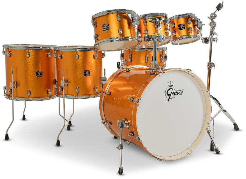 GRETSCH DRUMS Drum-Set Energy Orange Sparkle