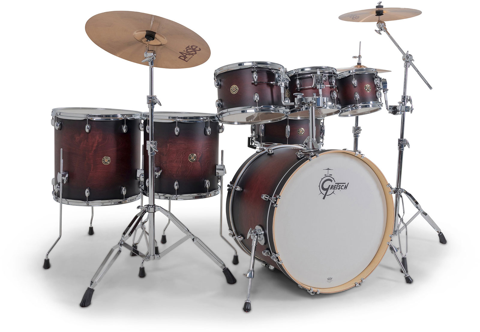 GRETSCH DRUMS CATALINA MAPLE SATIN DEEP CHERRY BURST CM2-E627-SDCB