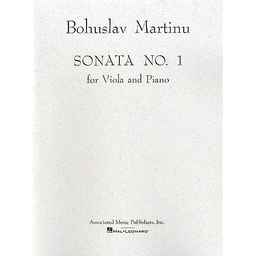 HAL LEONARD MARTINU B. - SONATE N° 1 POUR ALTO ET PIANO