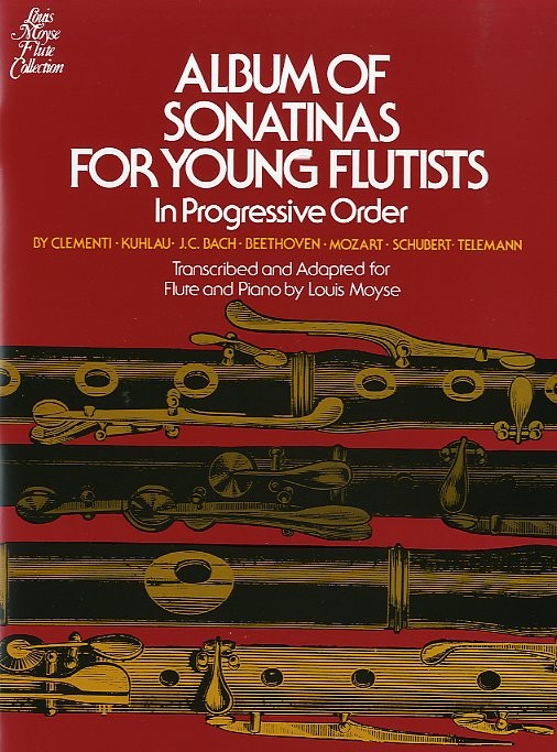 SCHIRMER MOYSE L. - ALBUM OF SONATINAS FOR YOUNG FLUTISTS