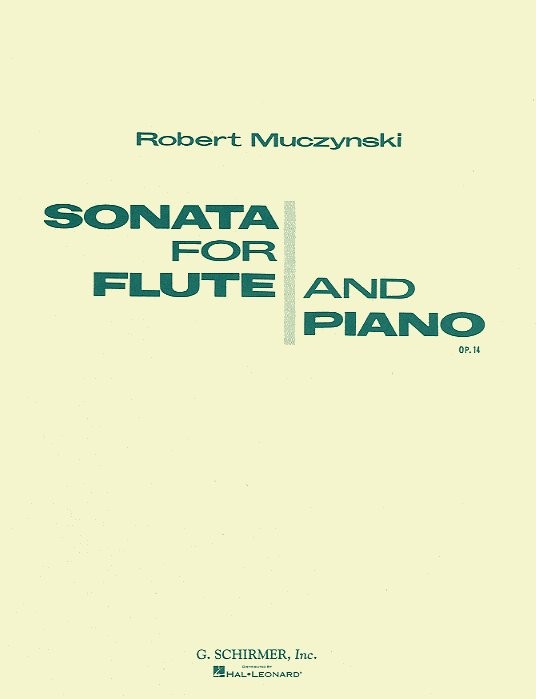 HAL LEONARD Muczynski - Sonata For Flute And Piano Op.14
